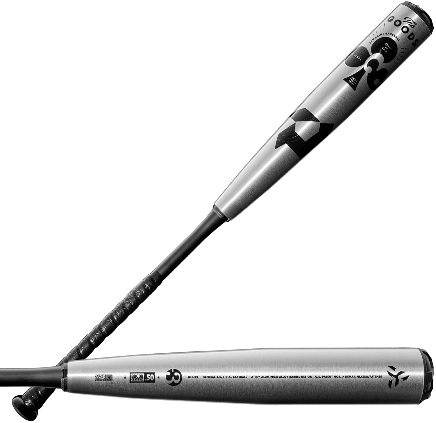 DeMarini 2022 The Goods (-3) BBCOR Baseball Bat - 31", 32", 33", 34"